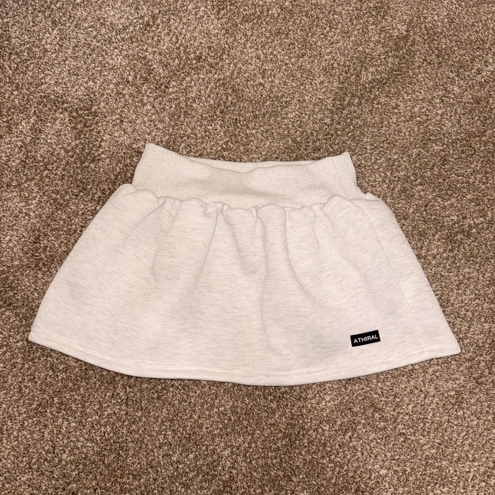 Athiral Light Gray Skirt